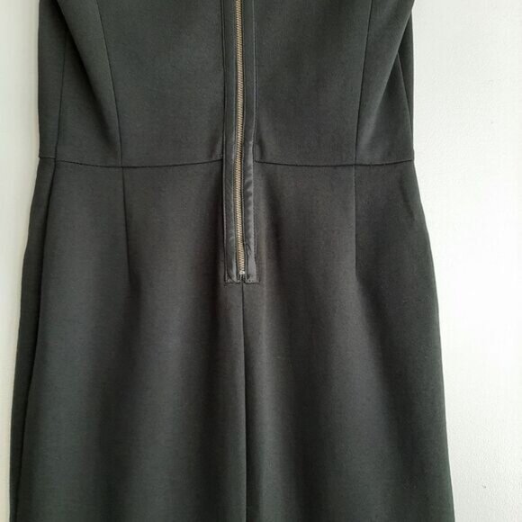 BANANA REPUBLIC | Bi-Stretch Square Neckline Sheath Dress Knee Length LBD Sz 4 - Picture 10 of 14